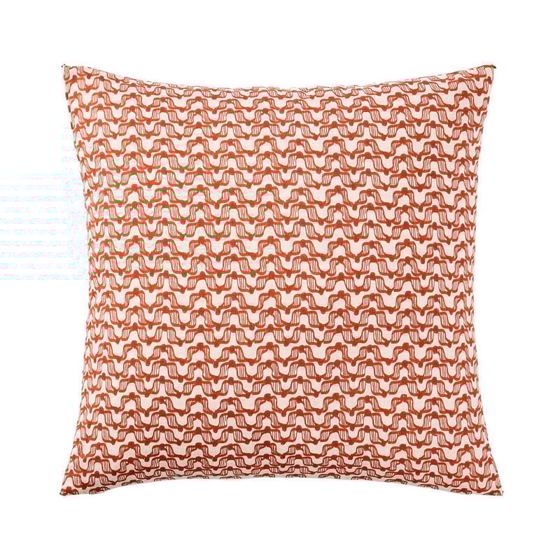 Perry Red Linen Cushion