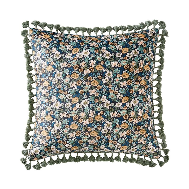 Auburn Floral Green Earth Cushion 