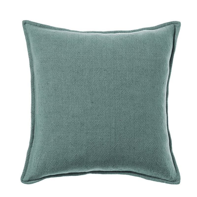 Vintage Washed Linen Cotton Sea Glass Cushion