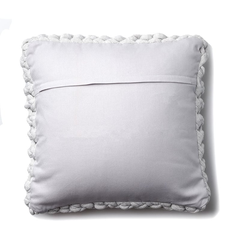 Chunky Knit Grey Marle Cushion