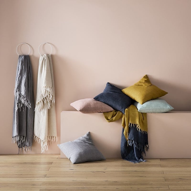 Malmo Linen Mint Cushion