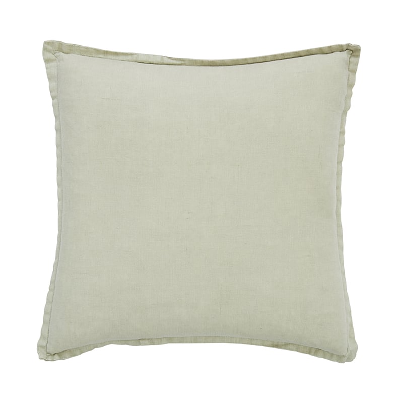 Belgian Eucalyptus Vintage Washed Linen Cushion