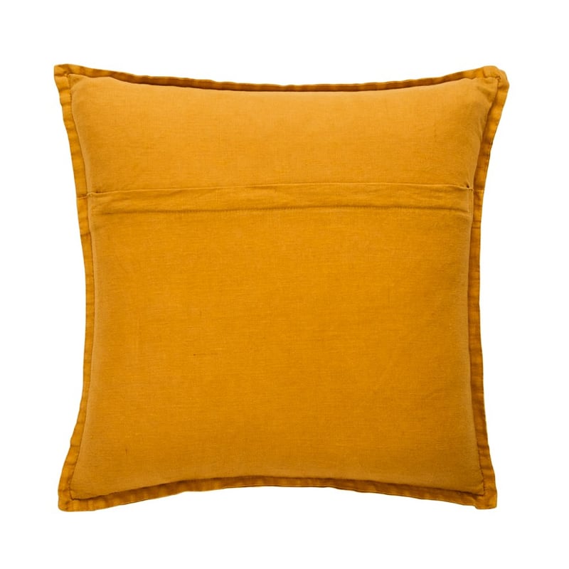 Belgian Marigold Vintage Washed Linen Cushion