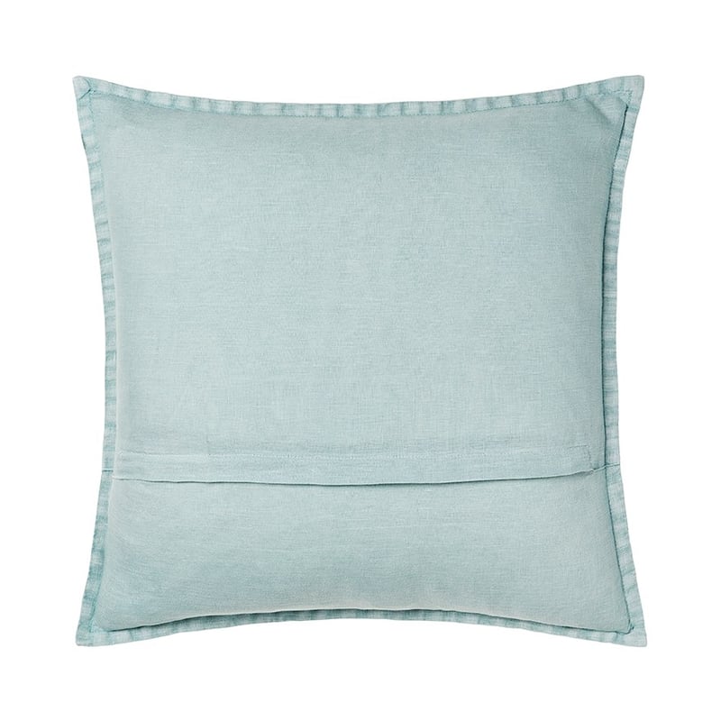 Belgian Sea Breeze Vintage Washed Linen Cushion
