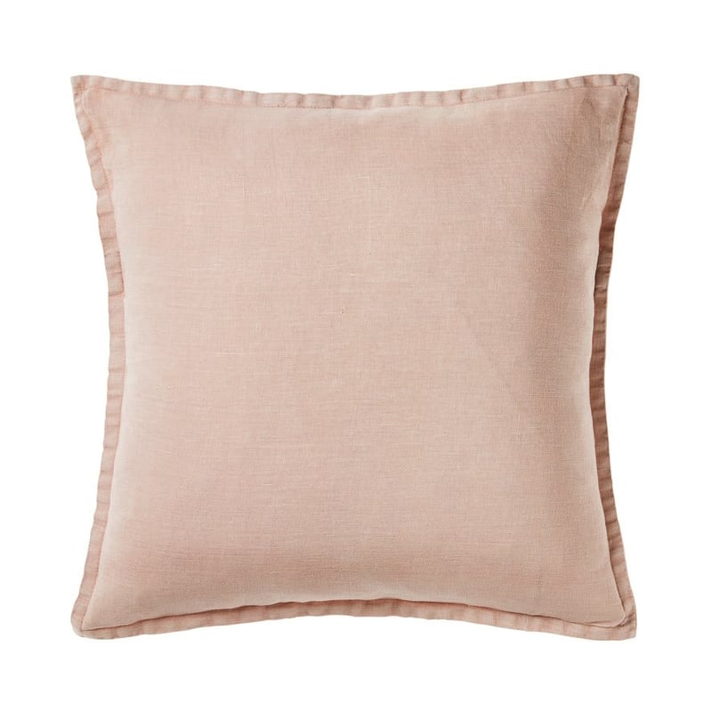 Belgian Nude Pink Vintage Washed Linen Cushion