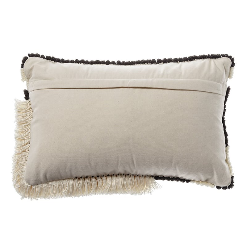 Hampden Long Cushion Natural & Black 