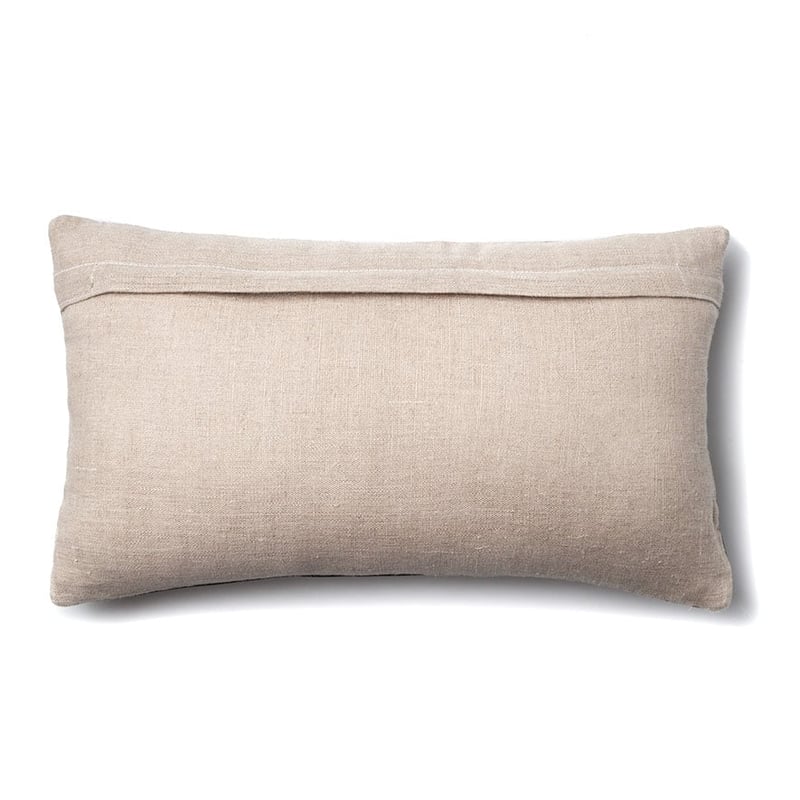 Brixton Leather Long Cushion Black 