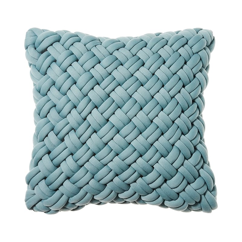 Jersey Chunky Knit Cushion Sage 