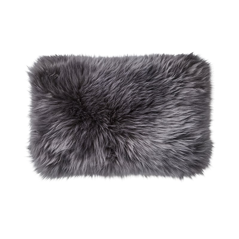Sheepskin Cushion Coal 