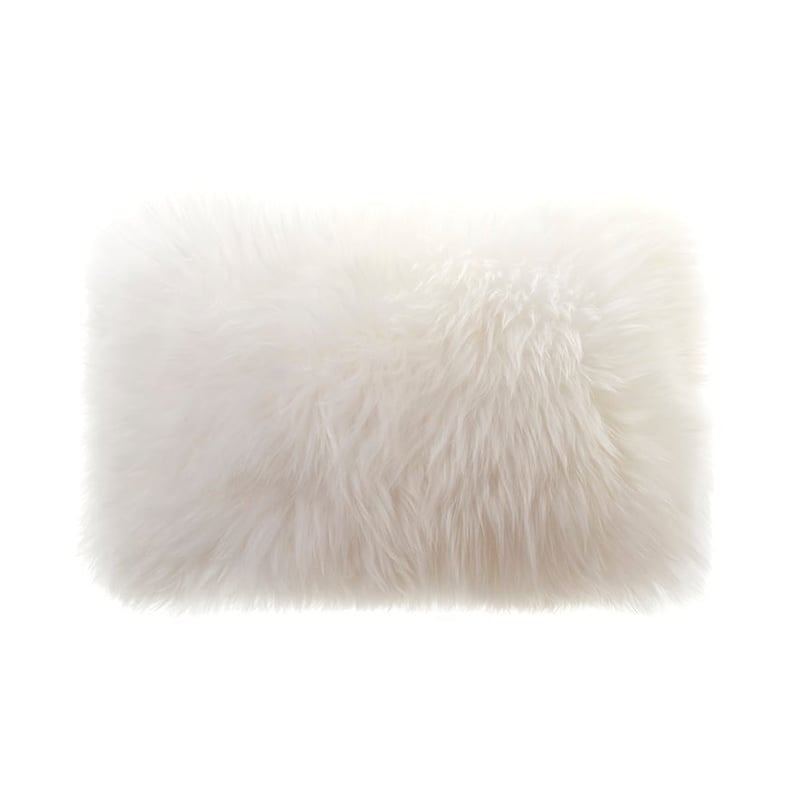 Sheepskin Cushion Ivory 