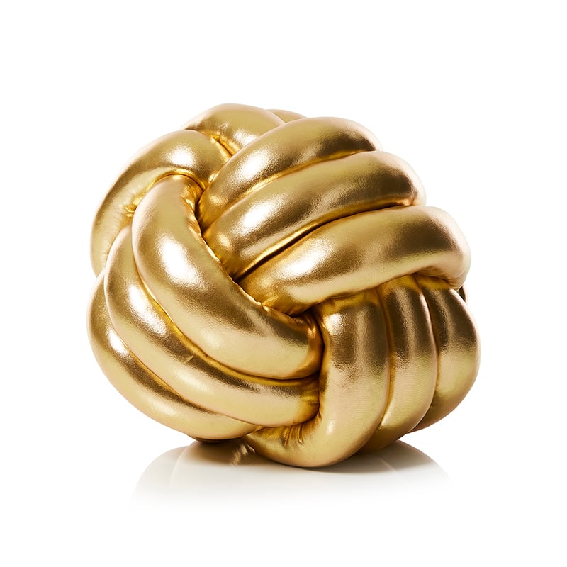 Amelie Knot Cushion Gold 