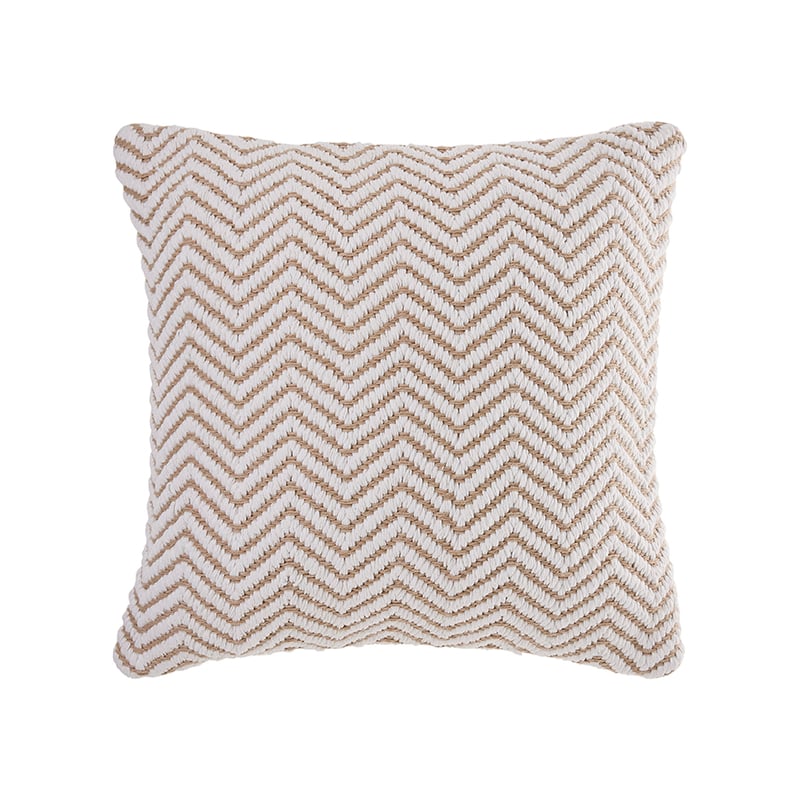 Barbados Chevron Cushion Natural 