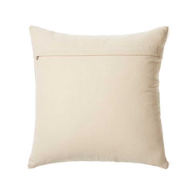 Cowhide Cushion Ivory 