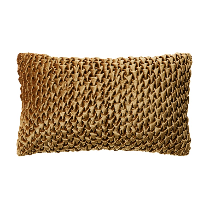 Persian Velvet Long Cushion Gold 