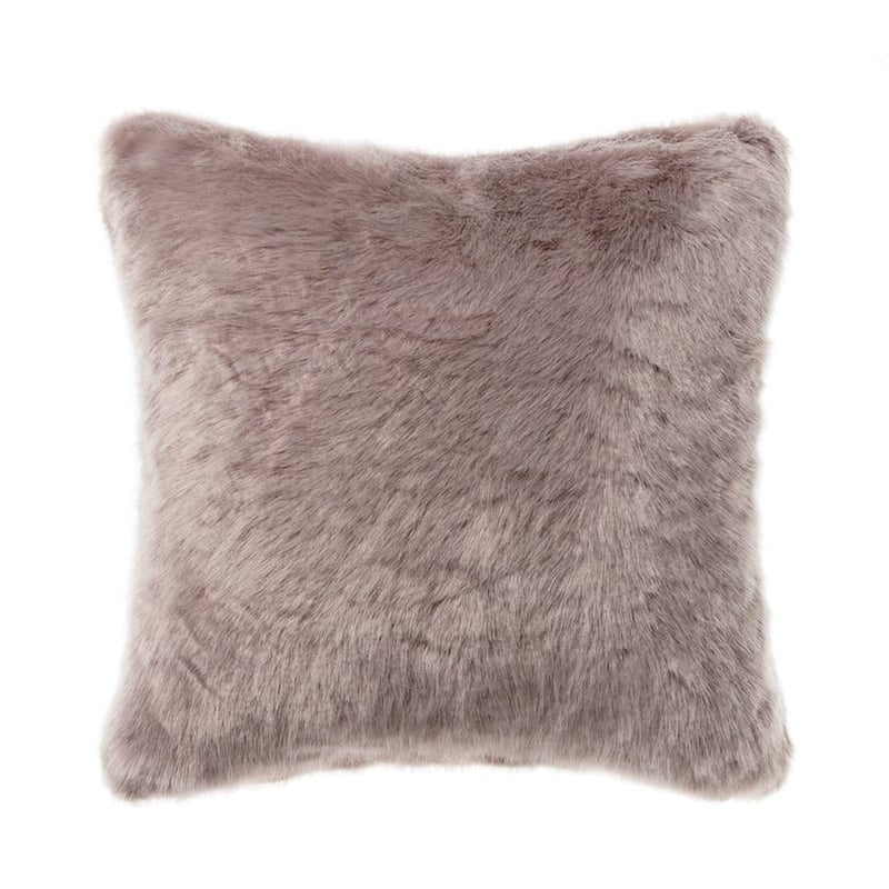 Himalayan Luxury Fur Cushion Dusty Pink 