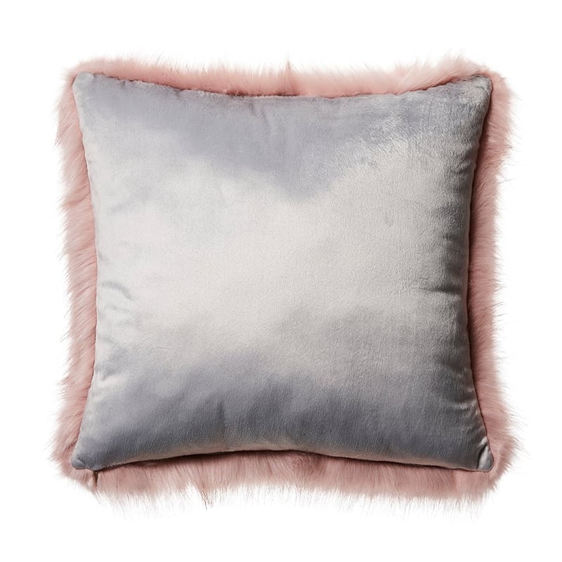 Montana Fur Cushion Pink & Black Tip 