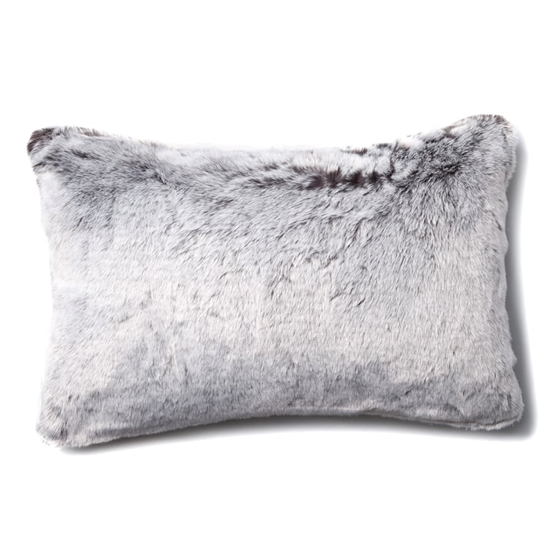 Montana Fur Long Cushion Grey Wolf 