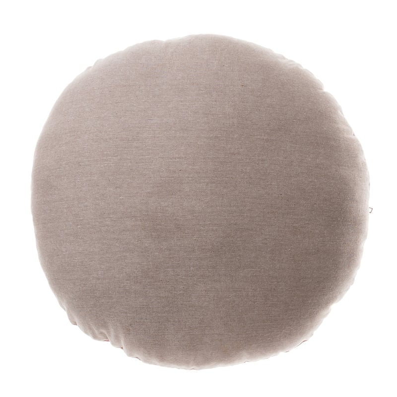 Cali Tonal Round Velvet Cushion in Rose & Blush 