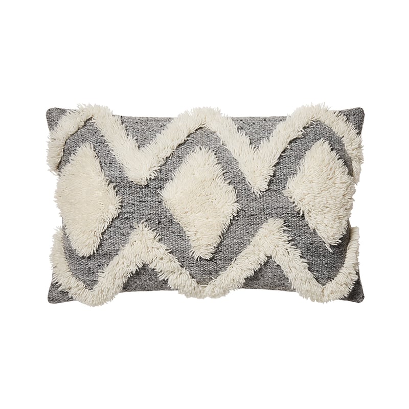 Toluca Tufted Cushion Mid Grey 