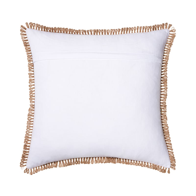 Key West Palms Cushion Teal Flamingo 