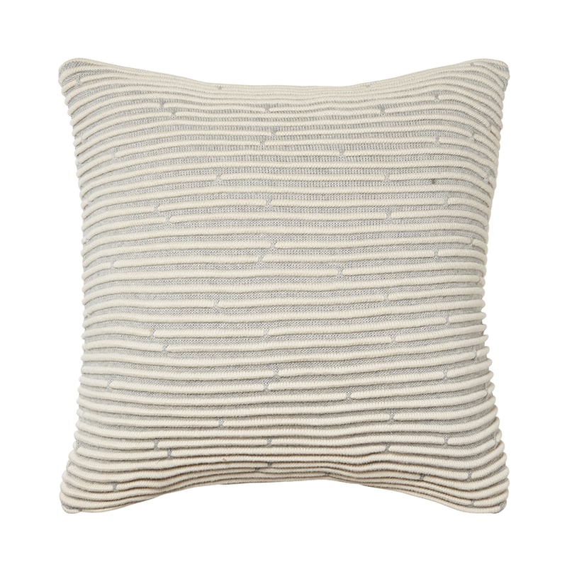 Rona Knit Cushion Grey 