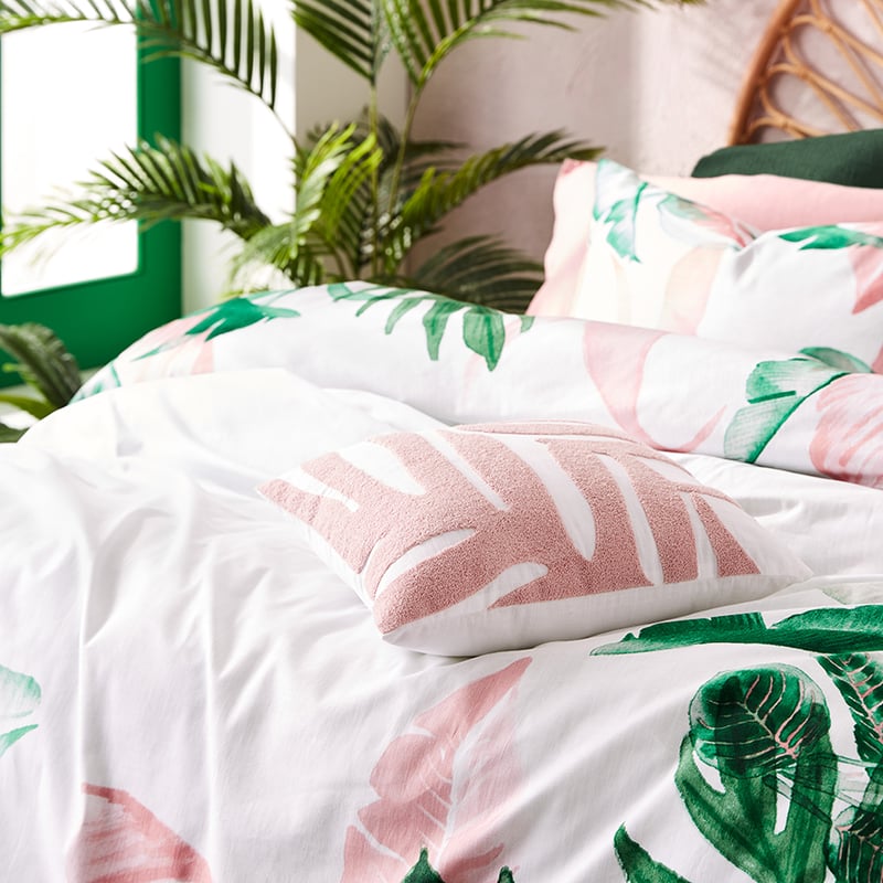 Daintree Bedlinen Cushion Blush