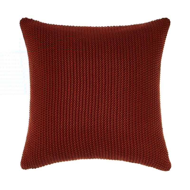 Montroe Knit Rust Cushion