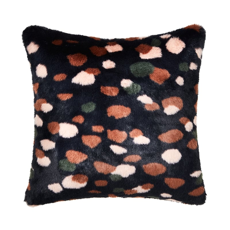 Amur Leopard Slate Fur Cushion