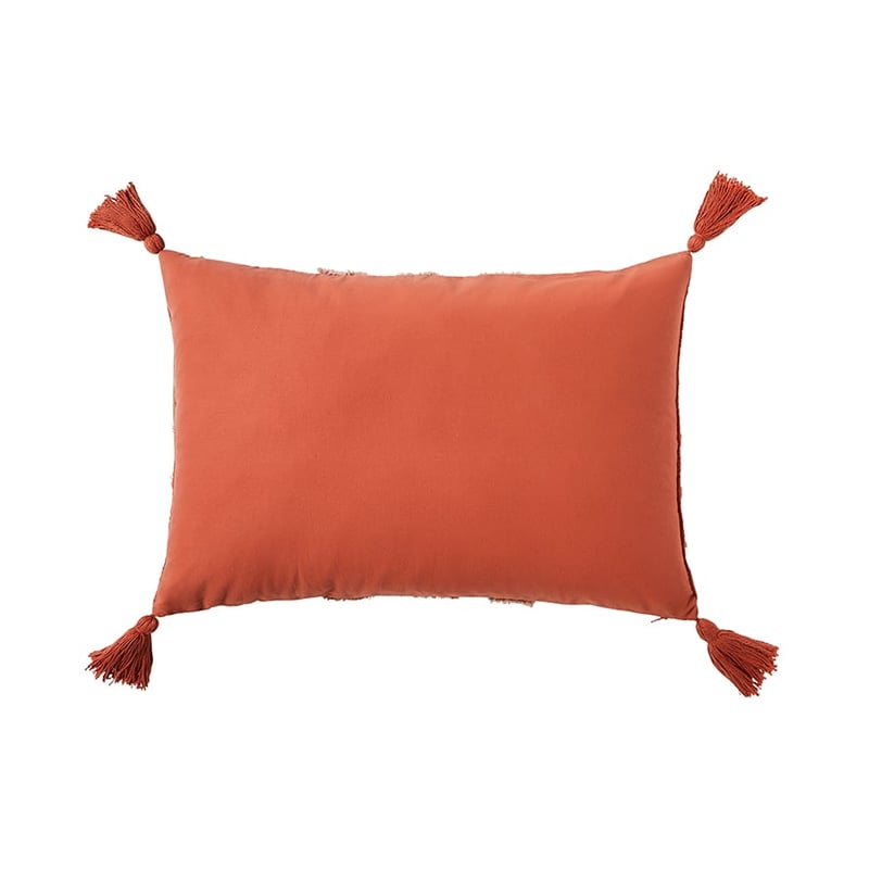 Red Earth Burnt Orange Tufted Cushion 