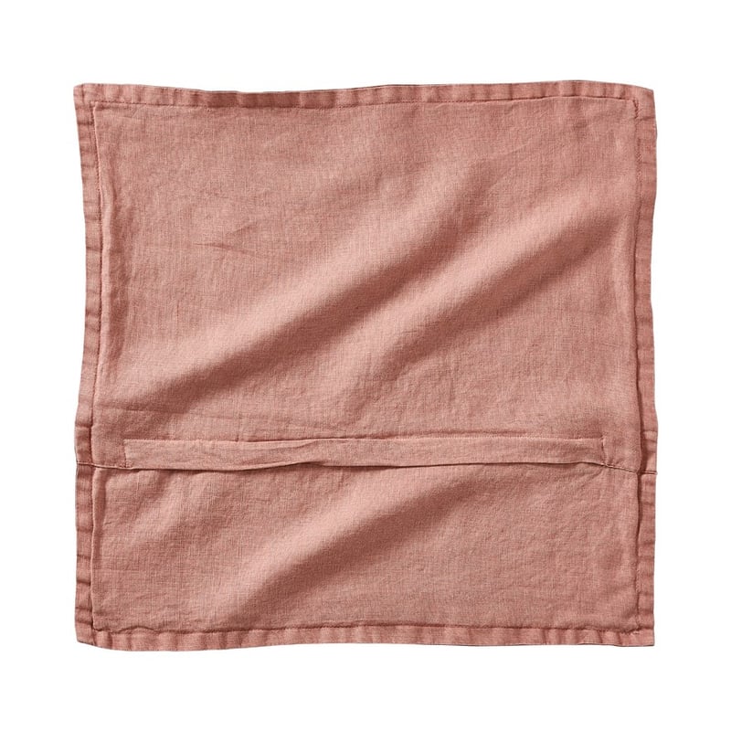 Belgian Vintage Washed Linen Dusty Rose Cushion Cover