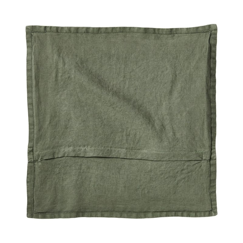 Belgian Forest Vintage Washed Linen Cushion