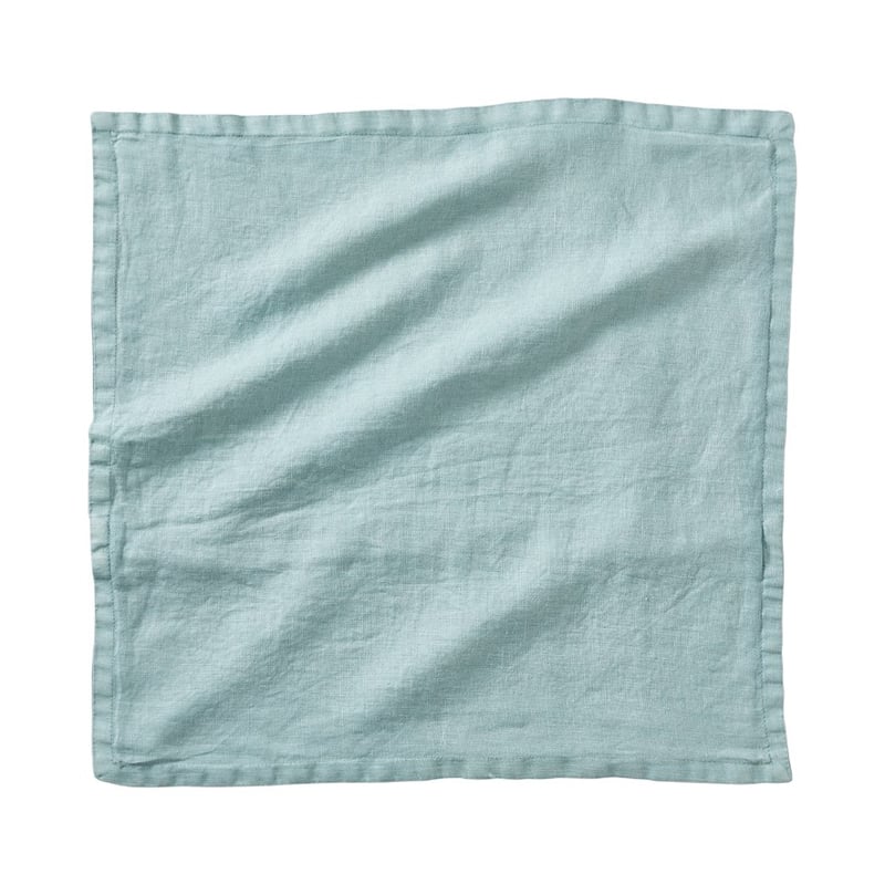 Belgian Vintage Washed Linen Seabreeze Cushion Cover