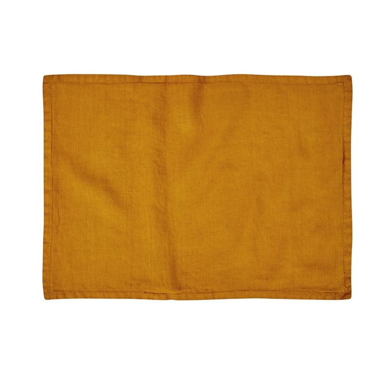 Belgian Vintage Washed Linen Bronze Long Cushion Cover