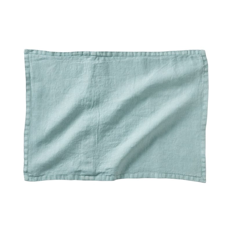 Belgian Vintage Washed Linen Seabreeze Long Cushion Cover