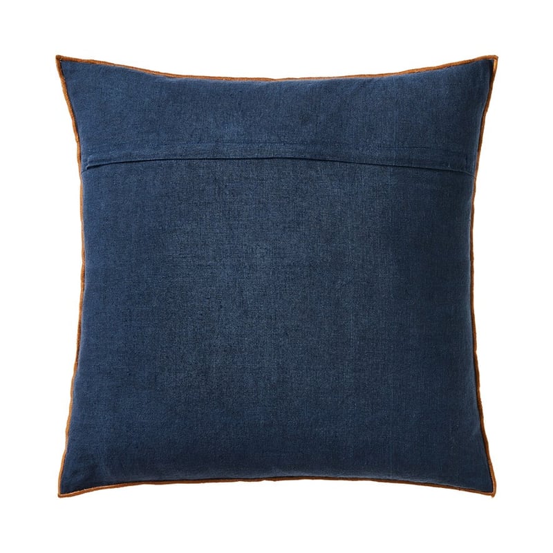 Mark Tuckey Washed Linen Mid Blue Cushion 
