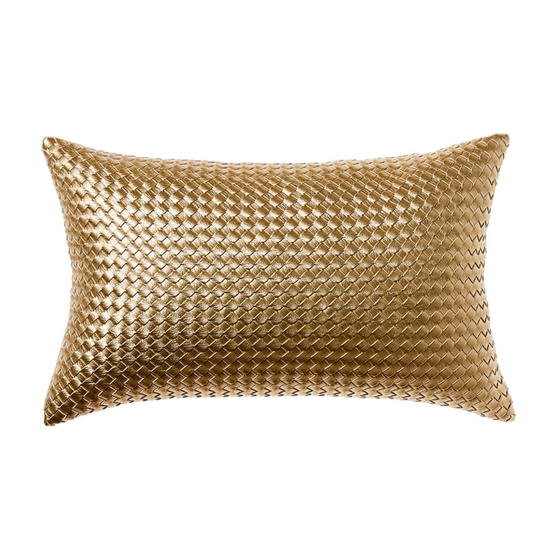 Zala Woven Cushion Gold