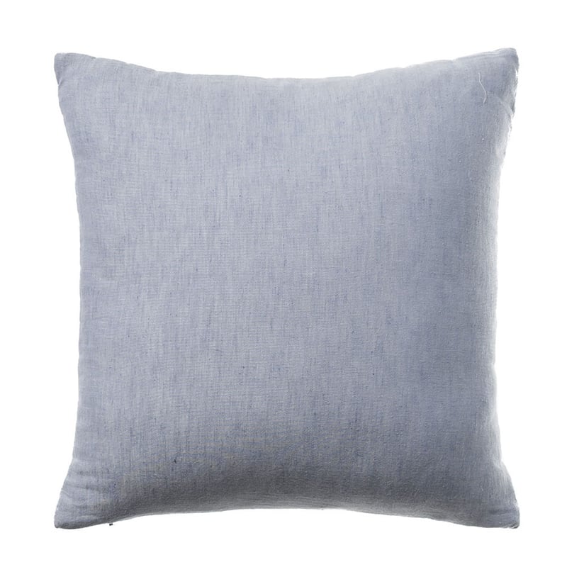 Macedon Grid Cushion Blue Square