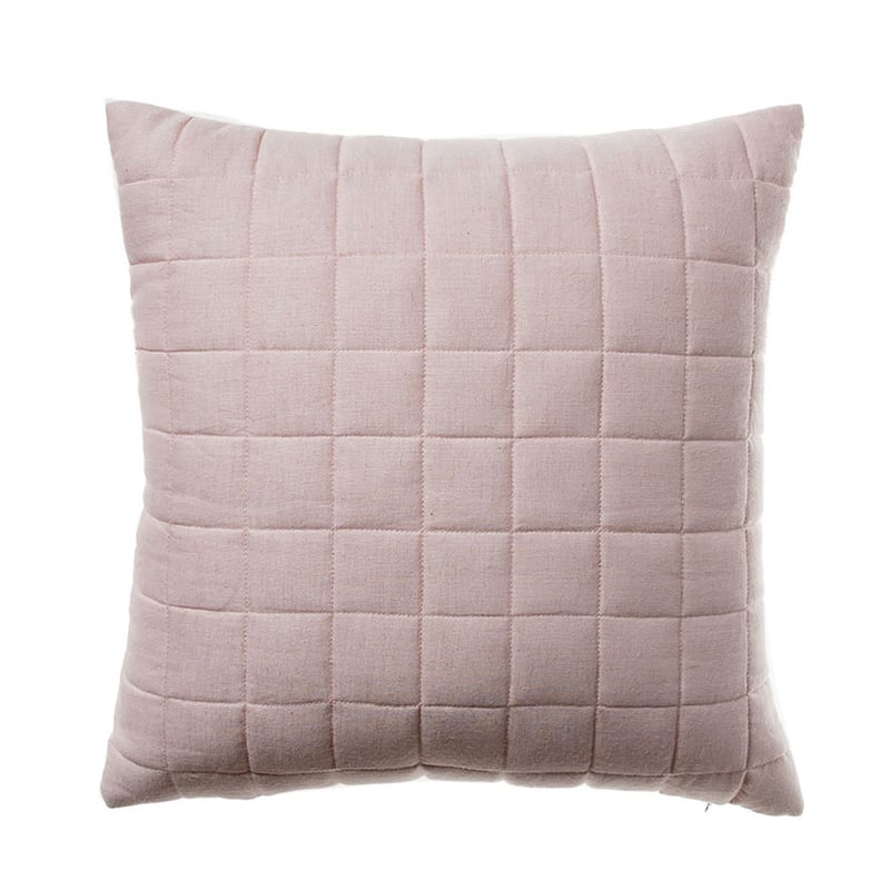 Macedon Grid Cushion Pink Square 