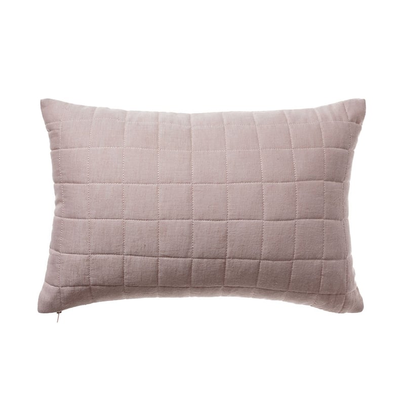 Macedon Grid Cushion Pink Long
