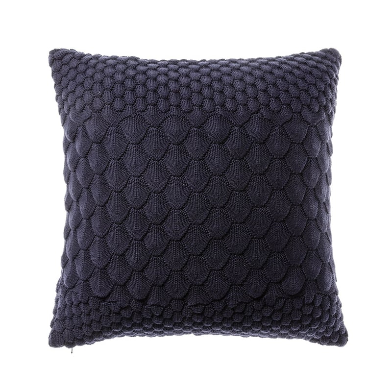 Scallop Cushion Navy 