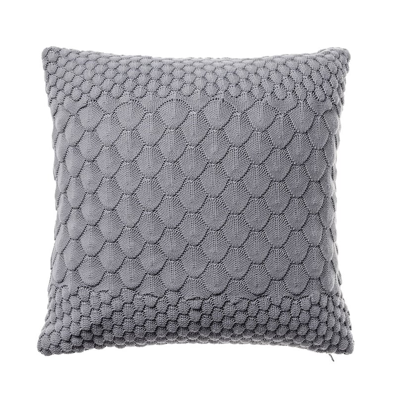Scallop Cushion Silver