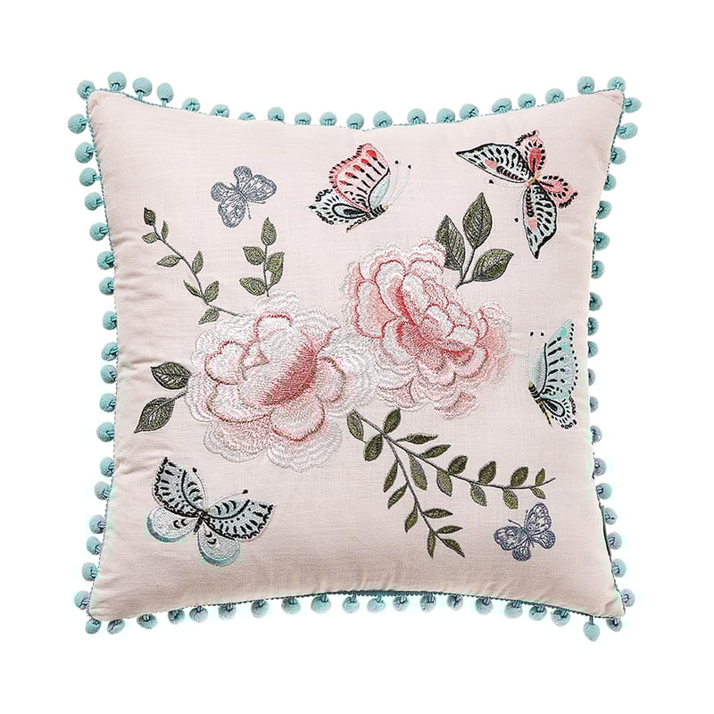 Chinoiserie Blush Cushion 