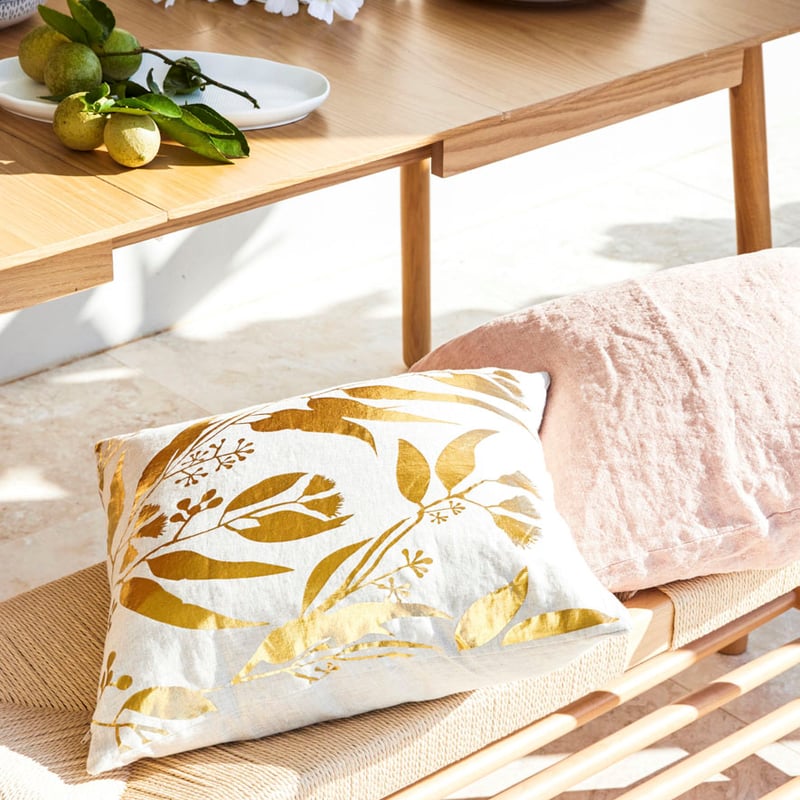 Australian Flora Gum Cushion Gold