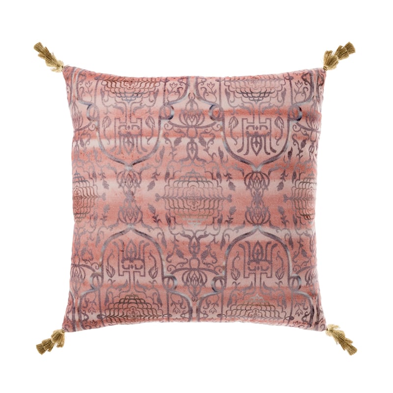 Olena Velvet Cushion Blush 