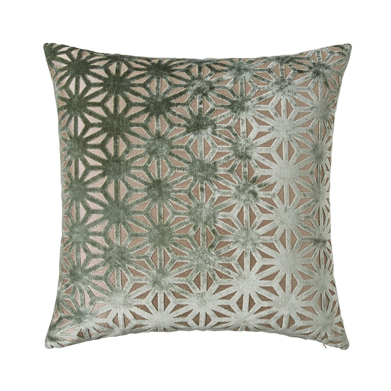 Arbus Cut Velvet Cushion Forest