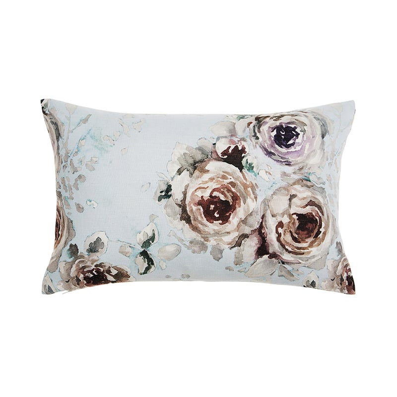Chiara Soft Blue Floral Cushion 