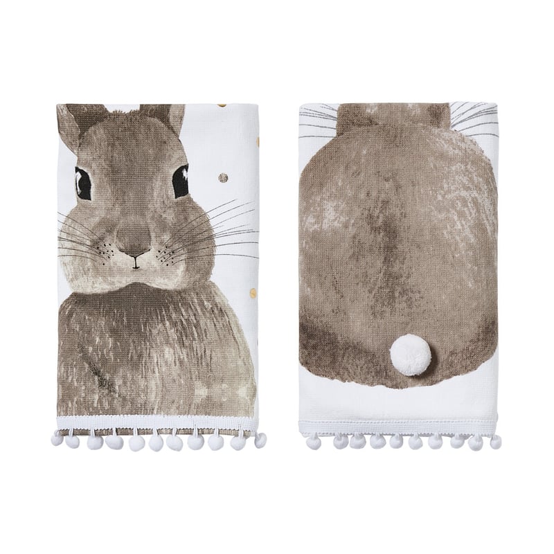 Easter Rabbit Tea Towel Pack of 2