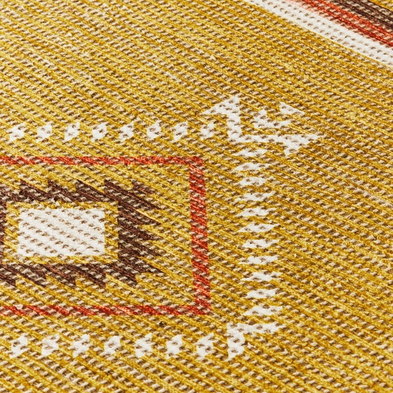 Monte Aztec Mustard Indoor Mat