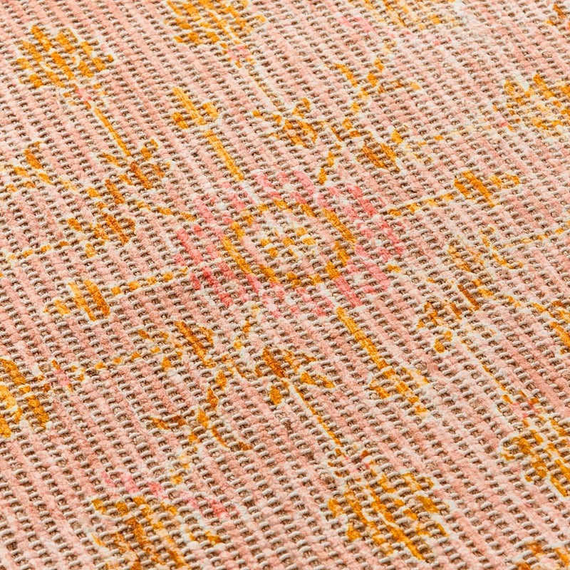 Monte Blush & Mustard Flora Indoor Mat
