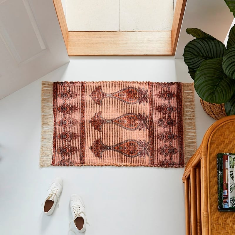 Monte Peach Paisley Indoor Mat 